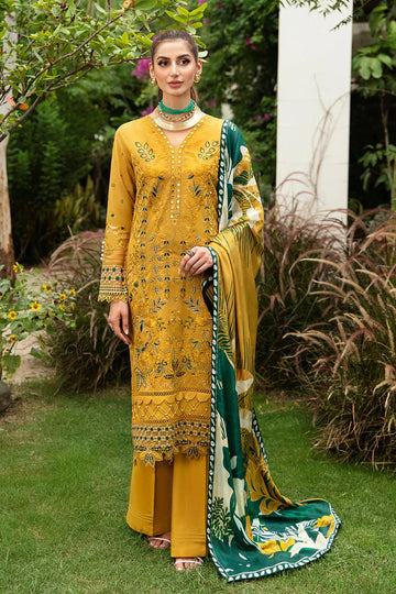 Ramsha | Luxury Lawn 24 | Y-805 - Rang-e-Khaas