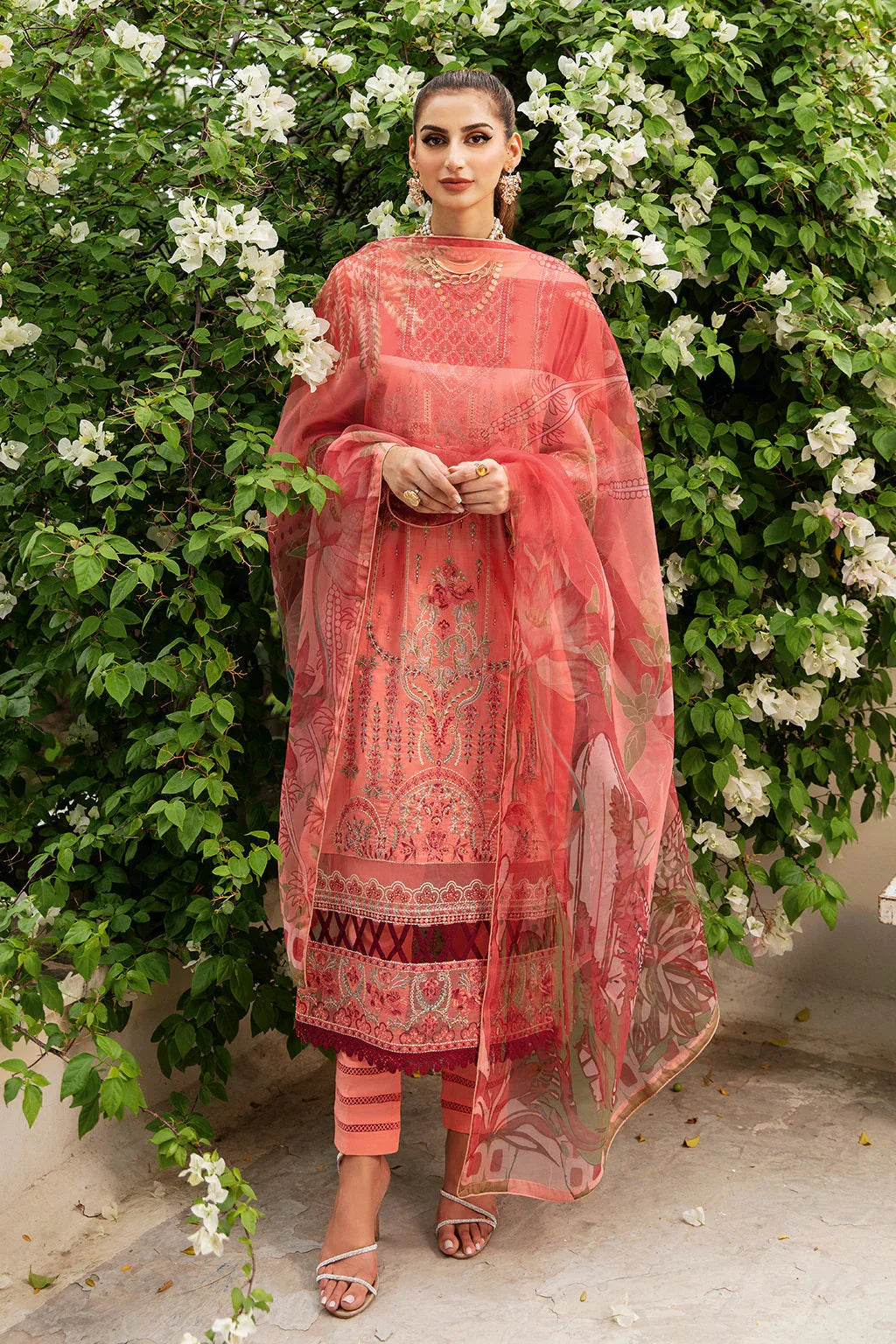 Ramsha | Luxury Lawn 24 | Y-807 - Rang-e-Khaas