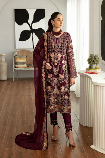 Ramsha | Rangoon Chiffon Collection 24 |D-1104 - Rang-e-Khaas