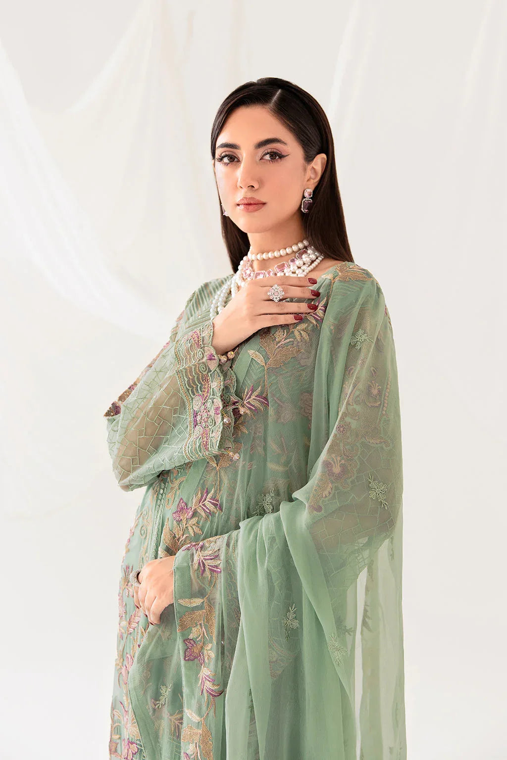 Ramsha | Rangoon Chiffon Collection 24 | D-1003 - Rang-e-Khaas