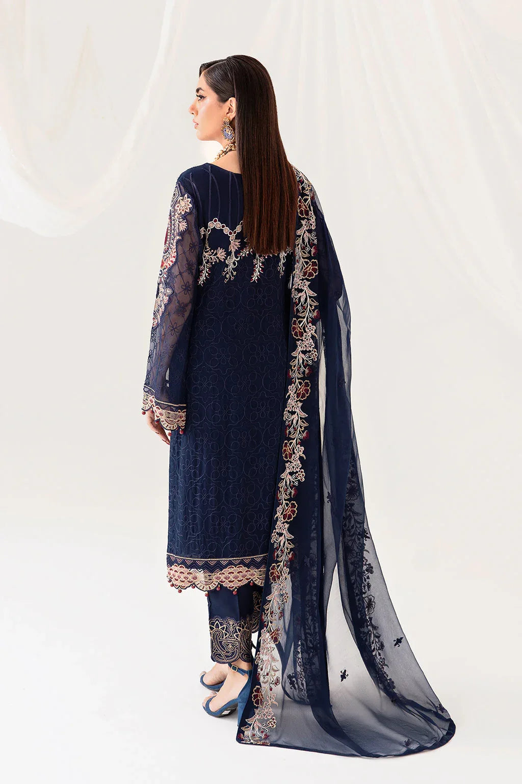 Ramsha | Rangoon Chiffon Collection 24 | D-1011 - Rang-e-Khaas