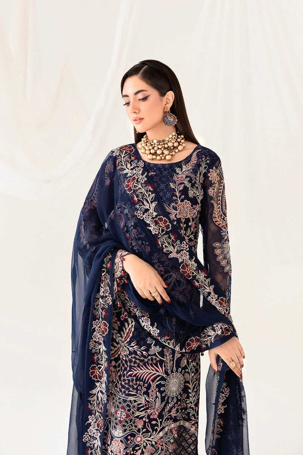 Ramsha | Rangoon Chiffon Collection 24 | D-1011 - Rang-e-Khaas