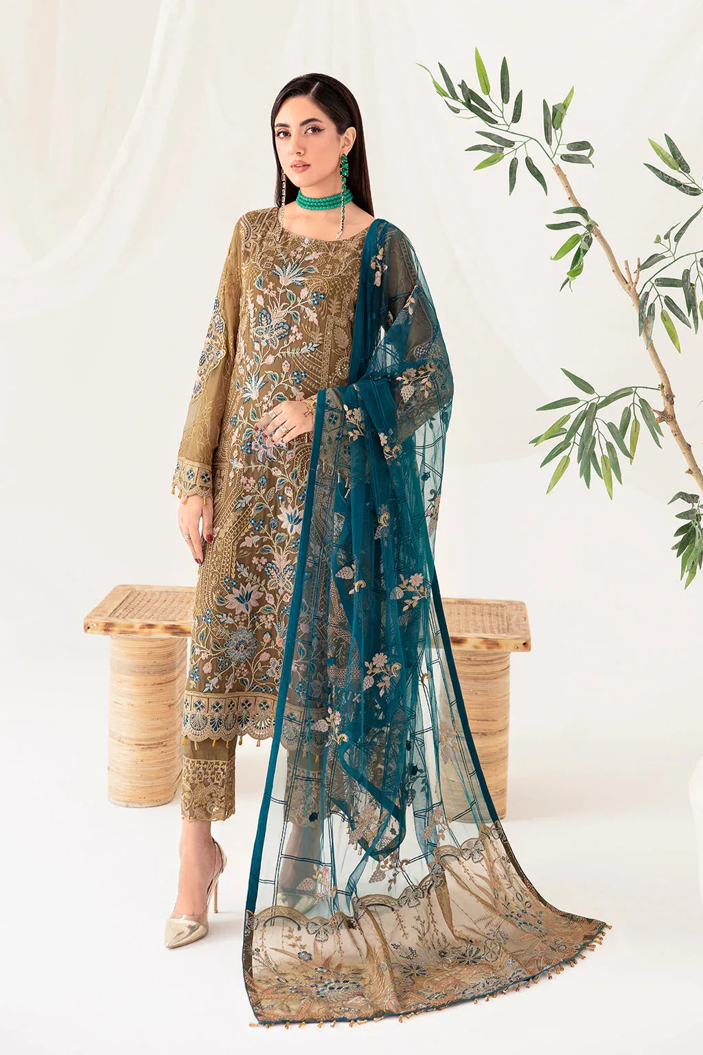 Ramsha | Rangoon Chiffon Collection 24 | D-1012 - Rang-e-Khaas