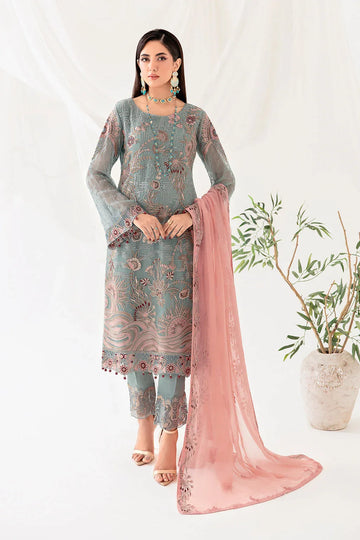 Ramsha | Rangoon Chiffon Collection 24 | D-1010 - Rang-e-Khaas