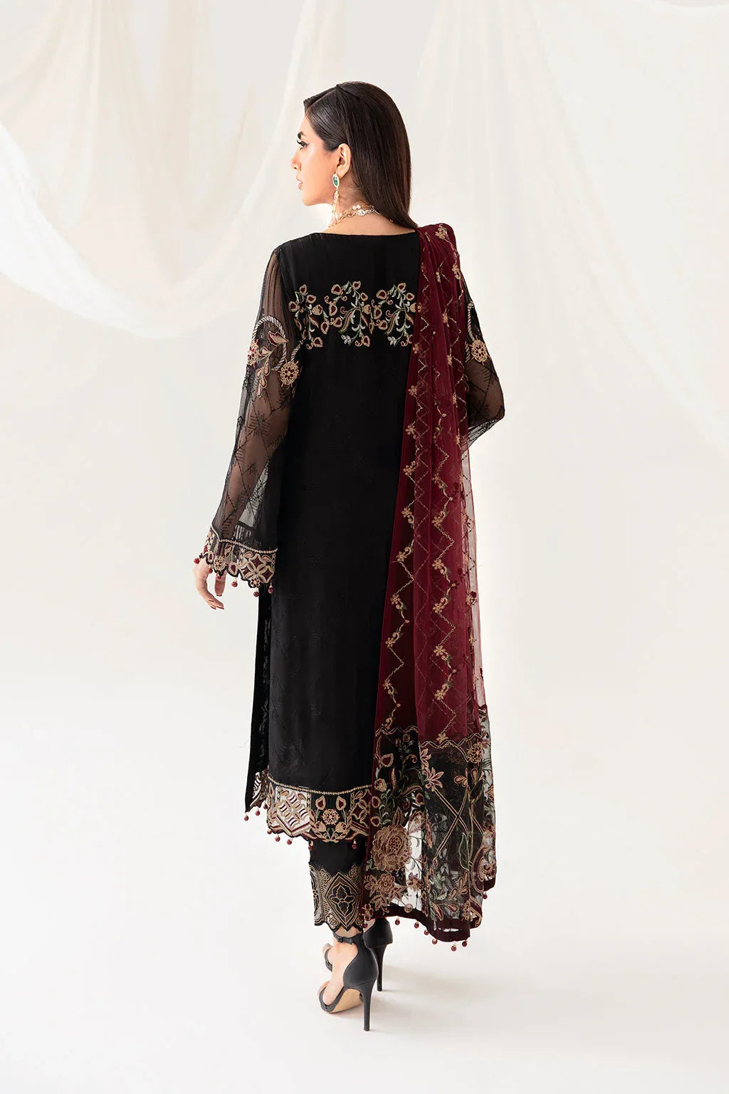 Ramsha | Rangoon Chiffon Collection 24 | D-1008 - Rang-e-Khaas