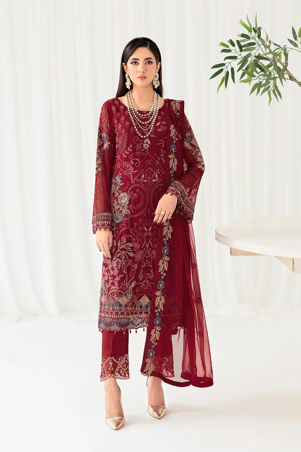 Ramsha | Rangoon Chiffon Collection 24 | D-1004 - Rang-e-Khaas