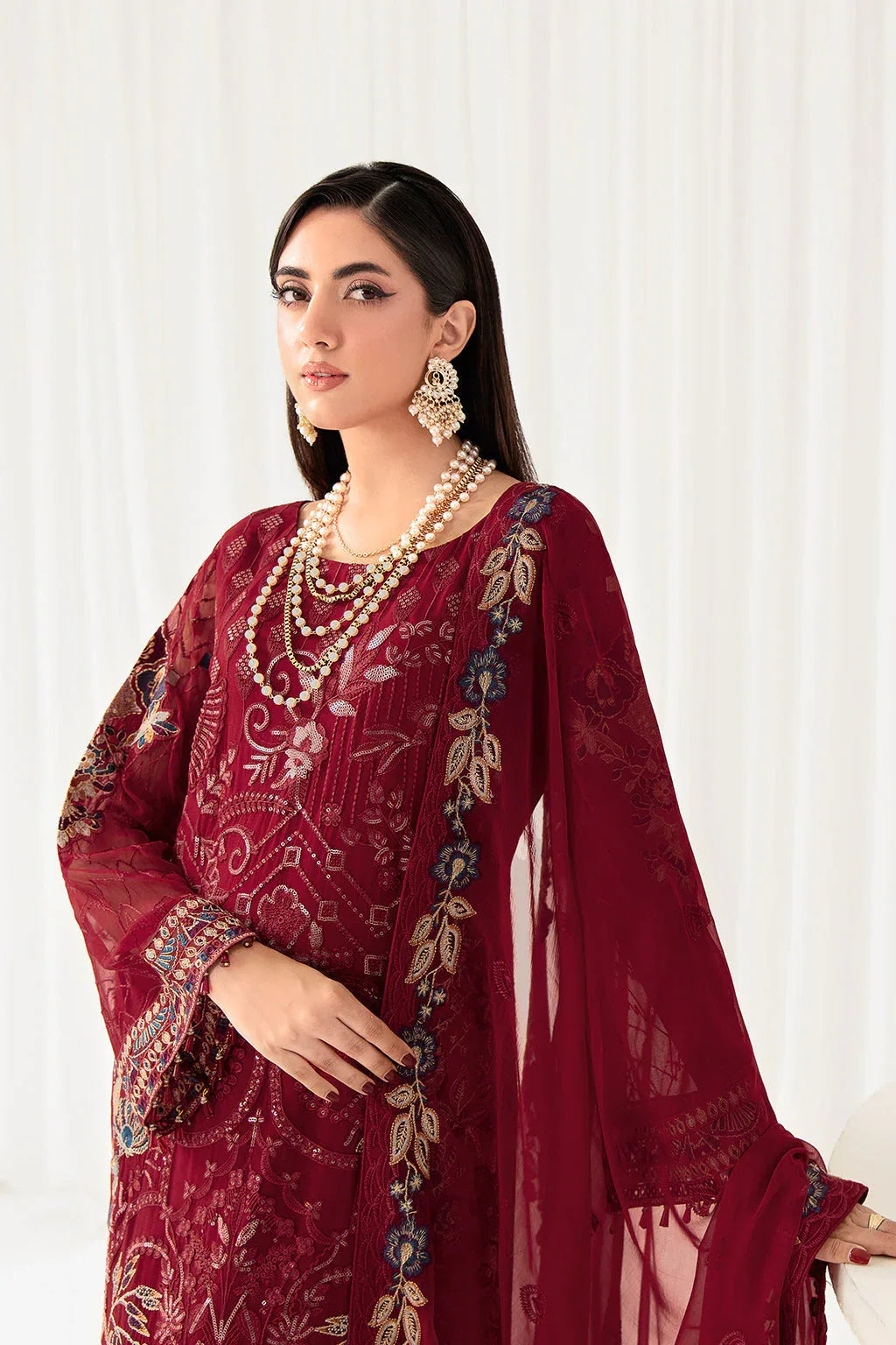 Ramsha | Rangoon Chiffon Collection 24 | D-1004 - Rang-e-Khaas