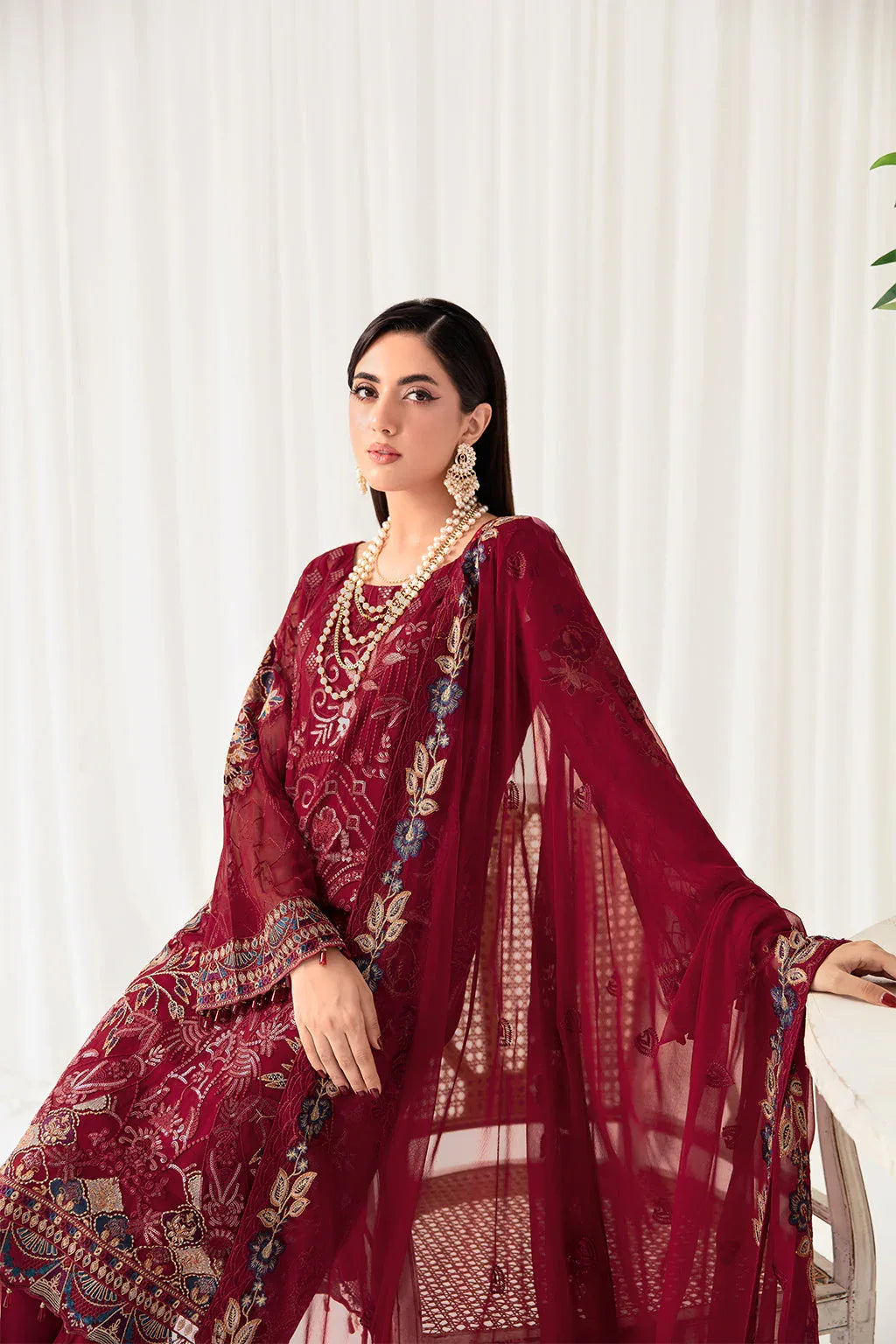 Ramsha | Rangoon Chiffon Collection 24 | D-1004 - Rang-e-Khaas