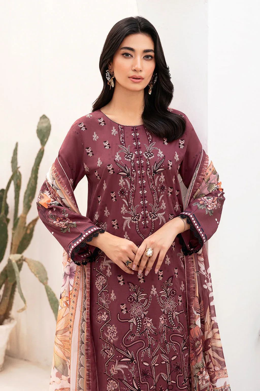 Ramsha | Mashaal Luxury Lawn | L-1108 - Rang-e-Khaas