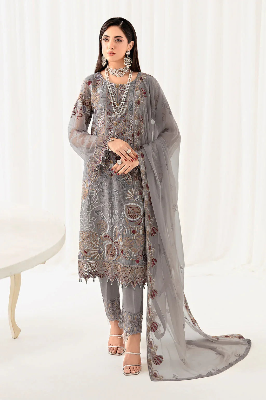 Ramsha | Rangoon Chiffon Collection 24 | D-1006 - Rang-e-Khaas