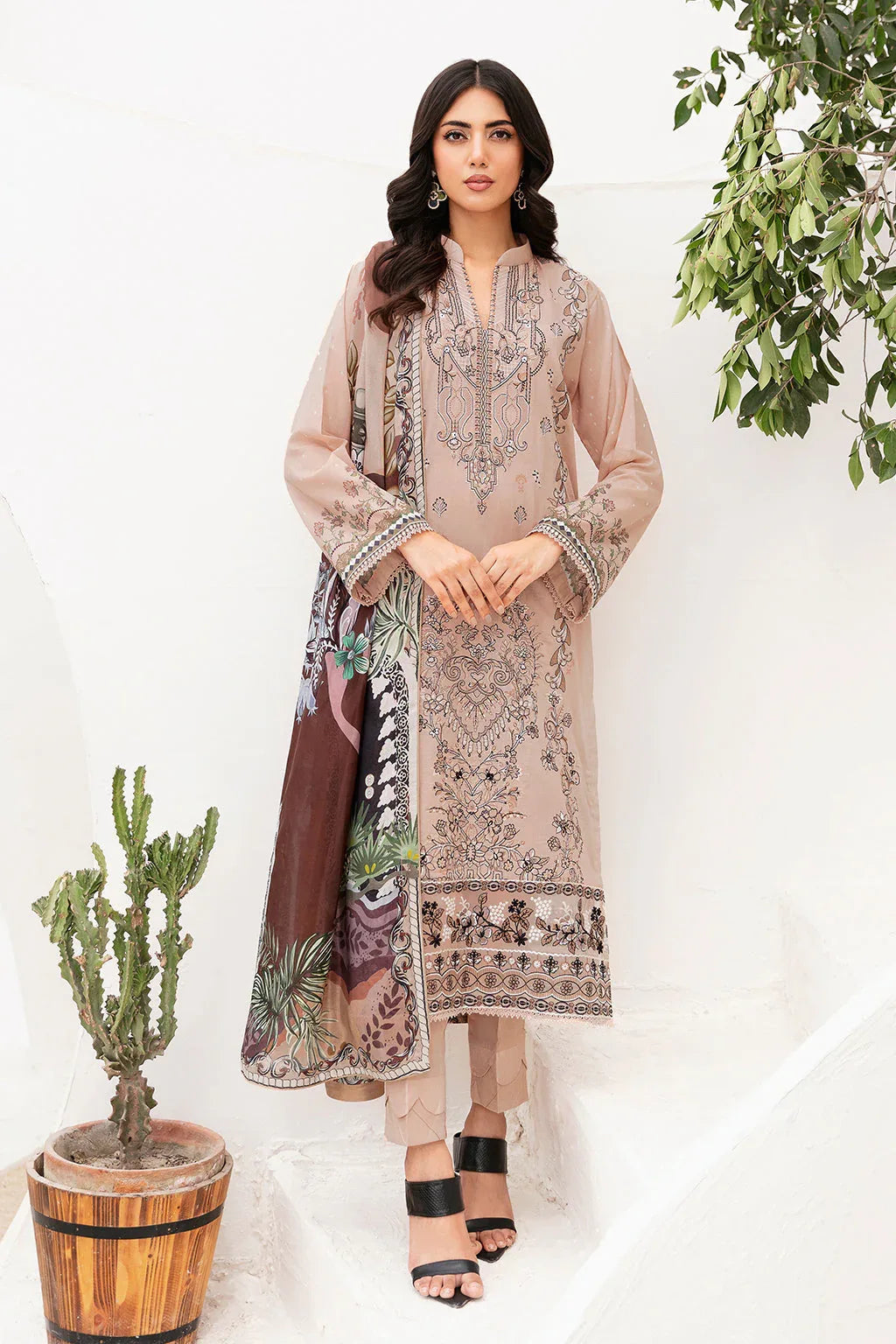 Ramsha | Mashaal Luxury Lawn | L-1106 - Rang-e-Khaas