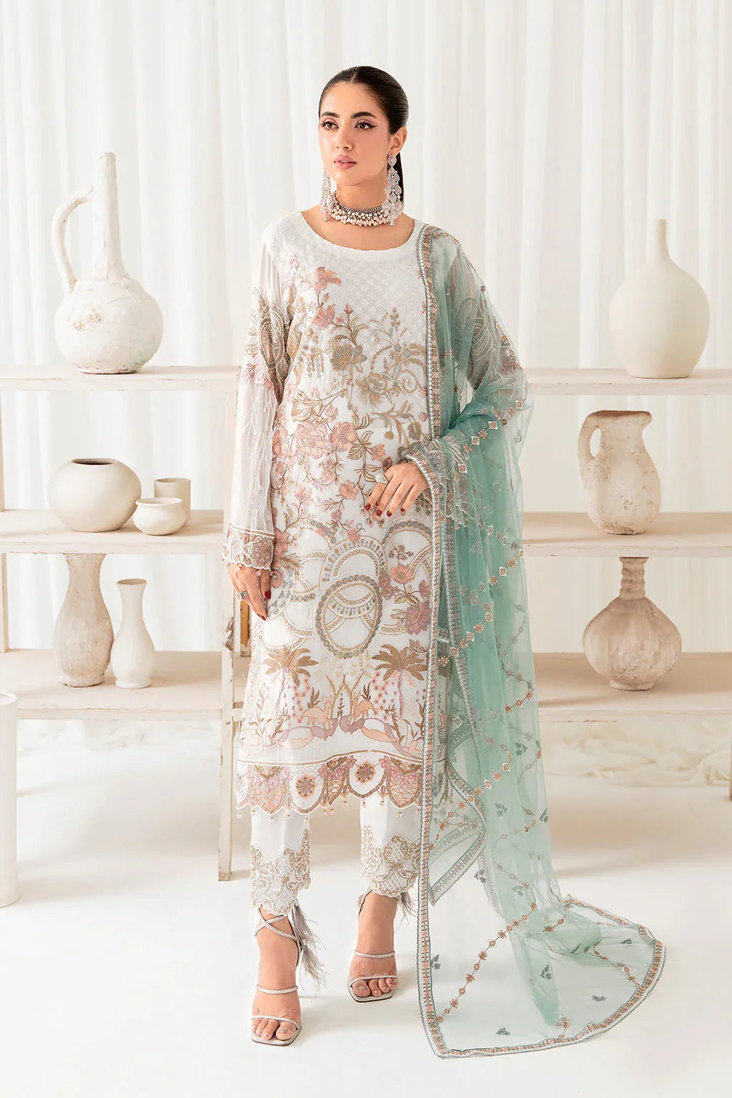 Ramsha | Rangoon Chiffon Collection 24 | D-1005 - Rang-e-Khaas