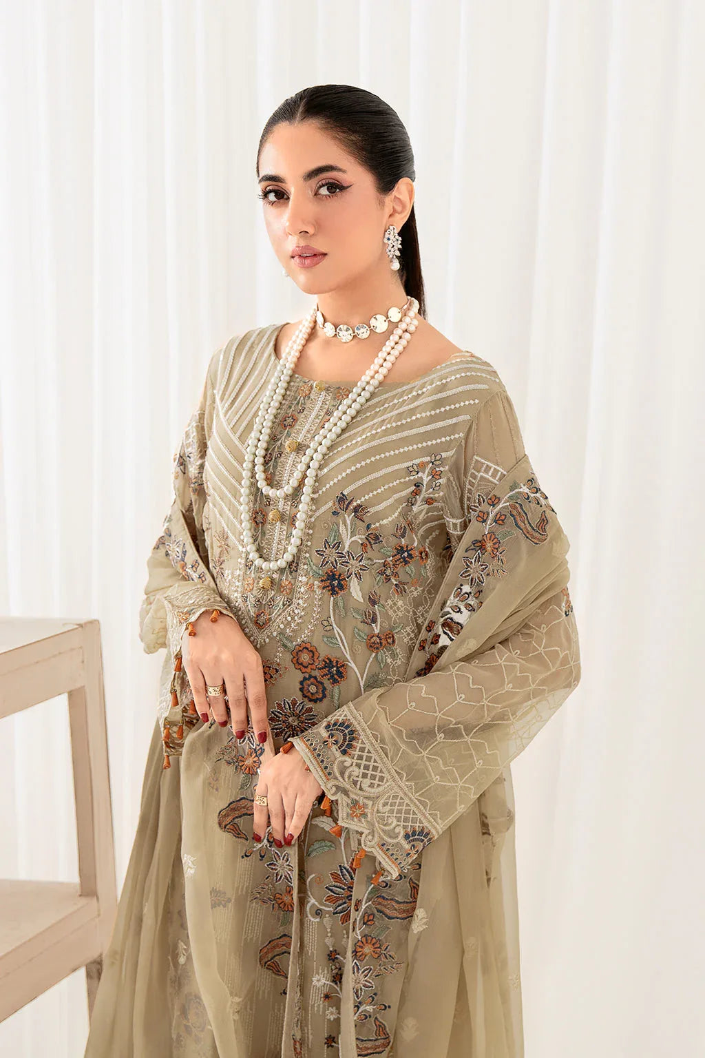 Ramsha | Rangoon Chiffon Collection 24 | D-1001 - Rang-e-Khaas