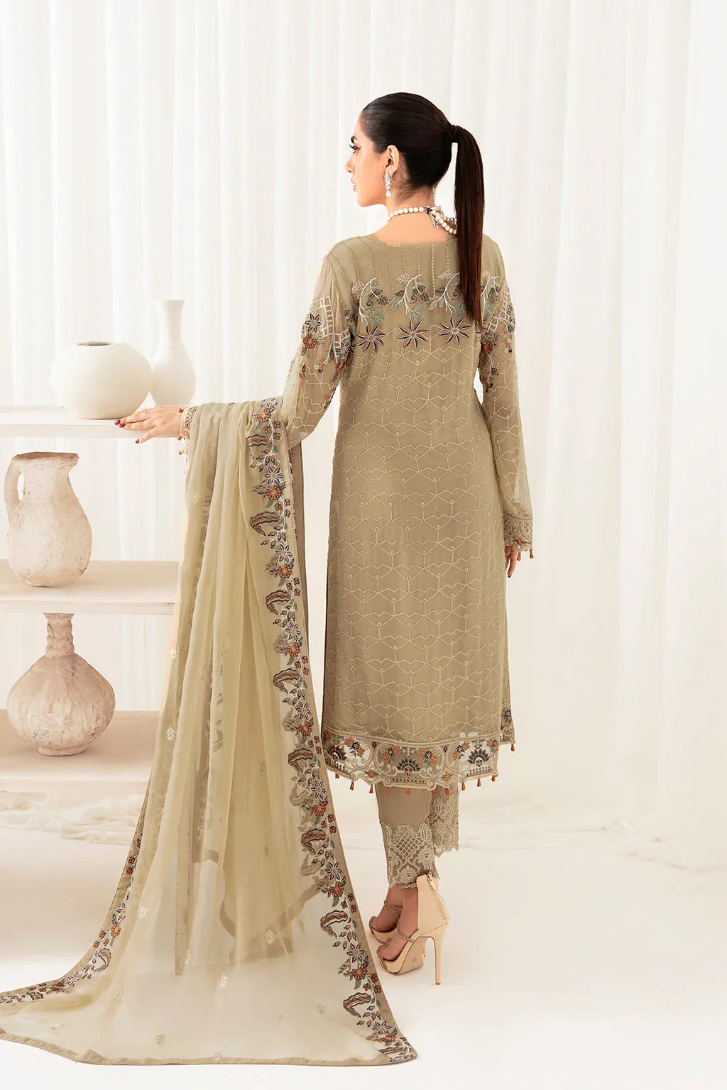 Ramsha | Rangoon Chiffon Collection 24 | D-1001 - Rang-e-Khaas