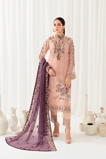Ramsha | Rangoon Chiffon Collection 24 | D-1007 - Rang-e-Khaas