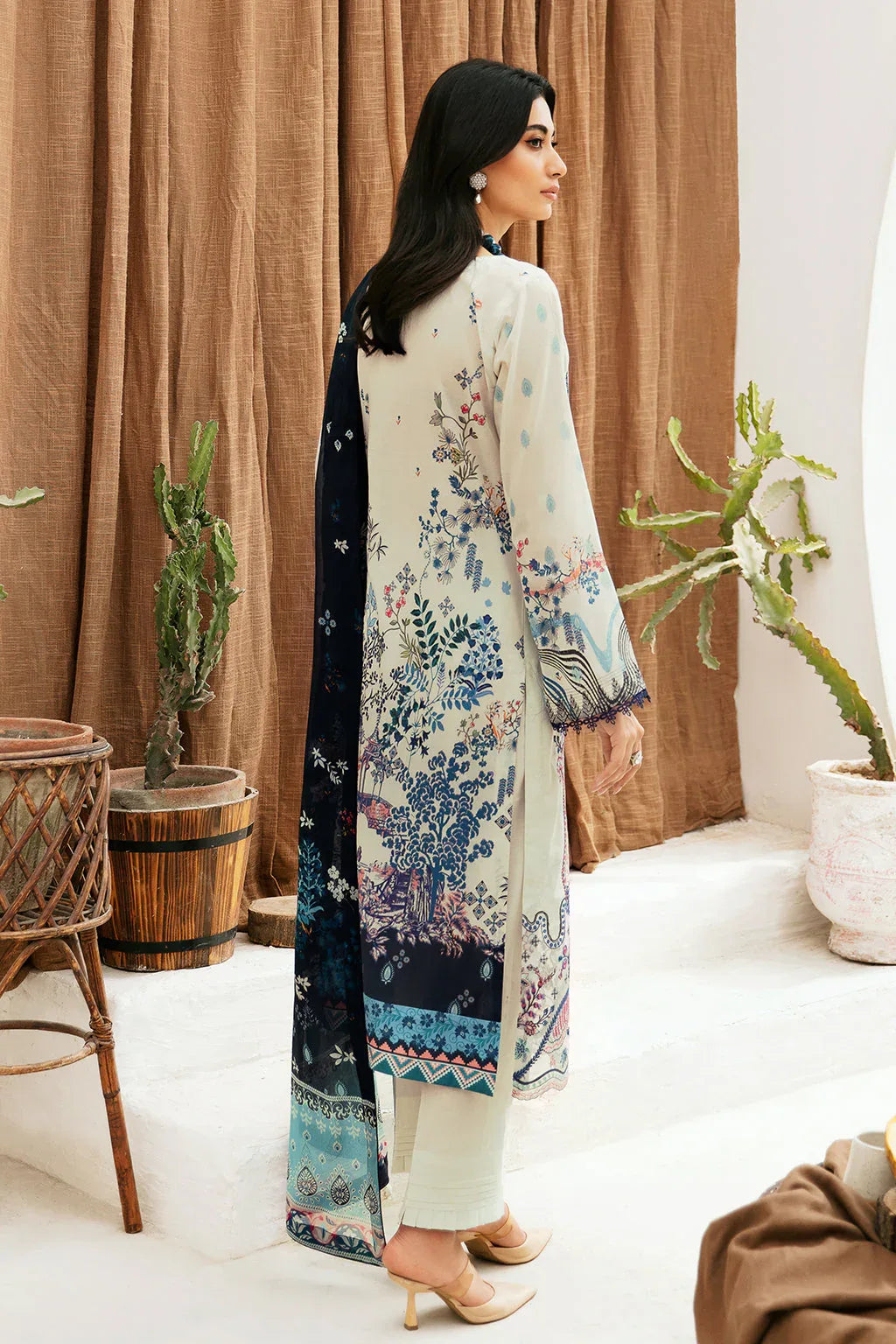 Ramsha | Mashaal Luxury Lawn | L-1107 - Rang-e-Khaas
