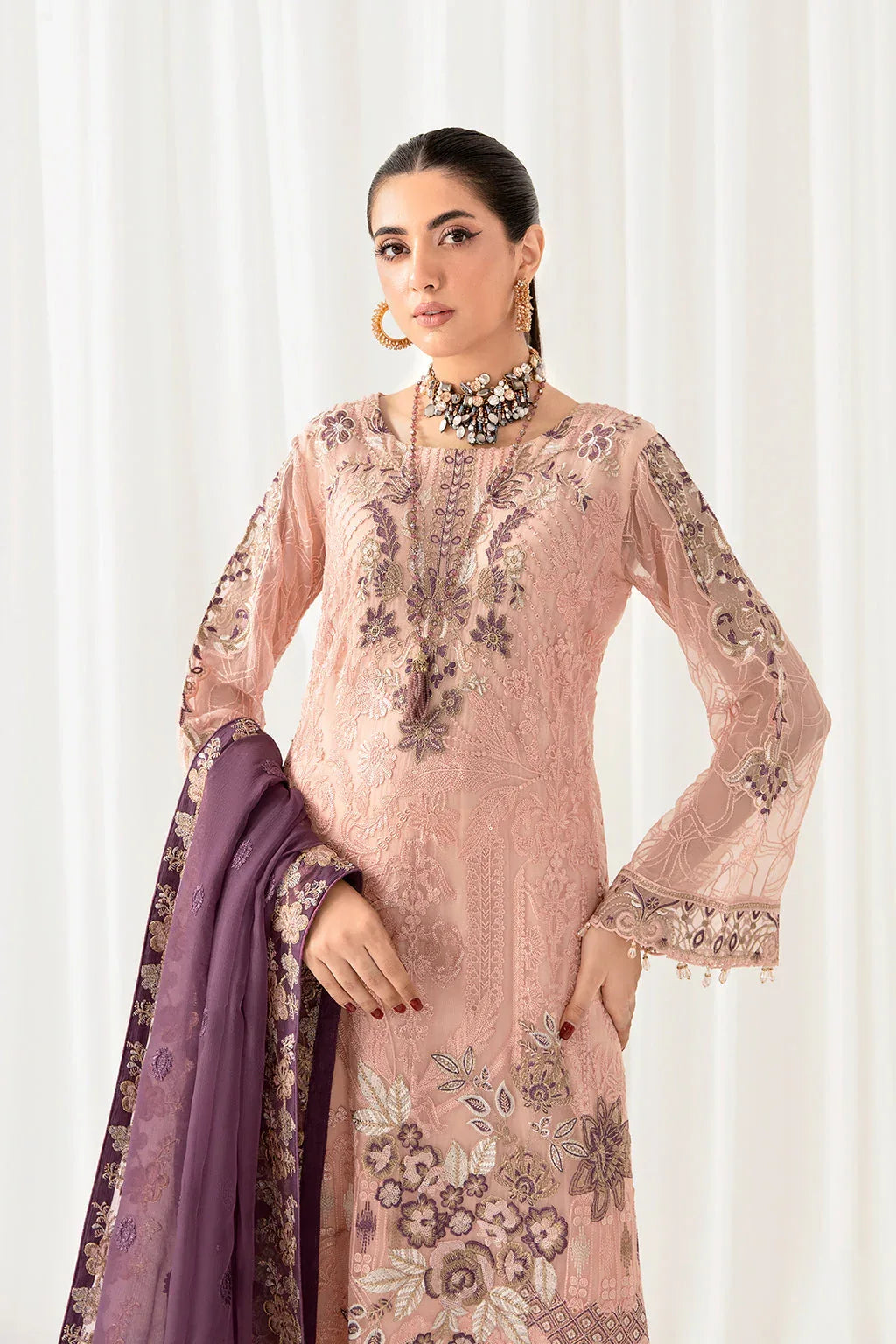 Ramsha | Rangoon Chiffon Collection 24 | D-1007 - Rang-e-Khaas