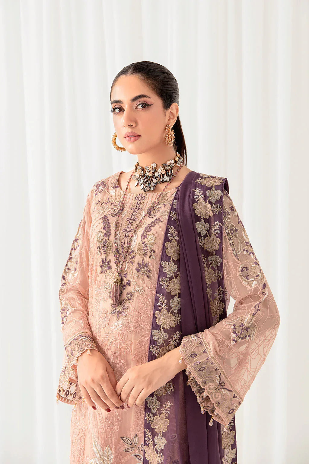Ramsha | Rangoon Chiffon Collection 24 | D-1007 - Rang-e-Khaas