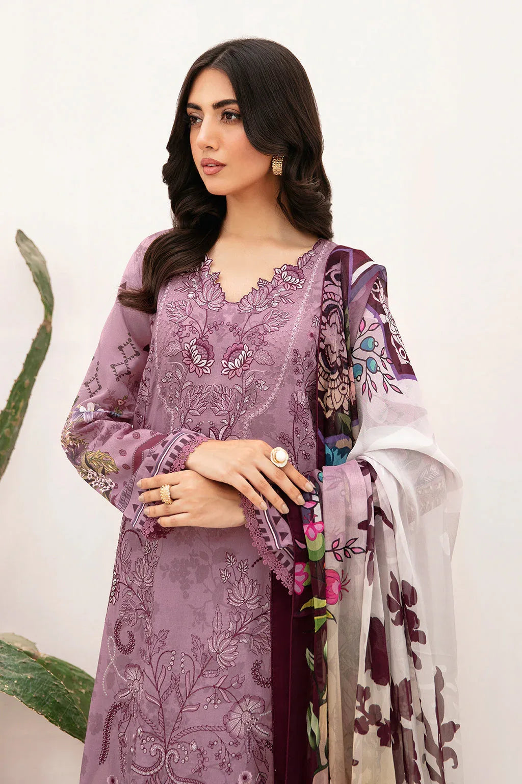 Ramsha | Mashaal Luxury Lawn | L-1103 - Rang-e-Khaas