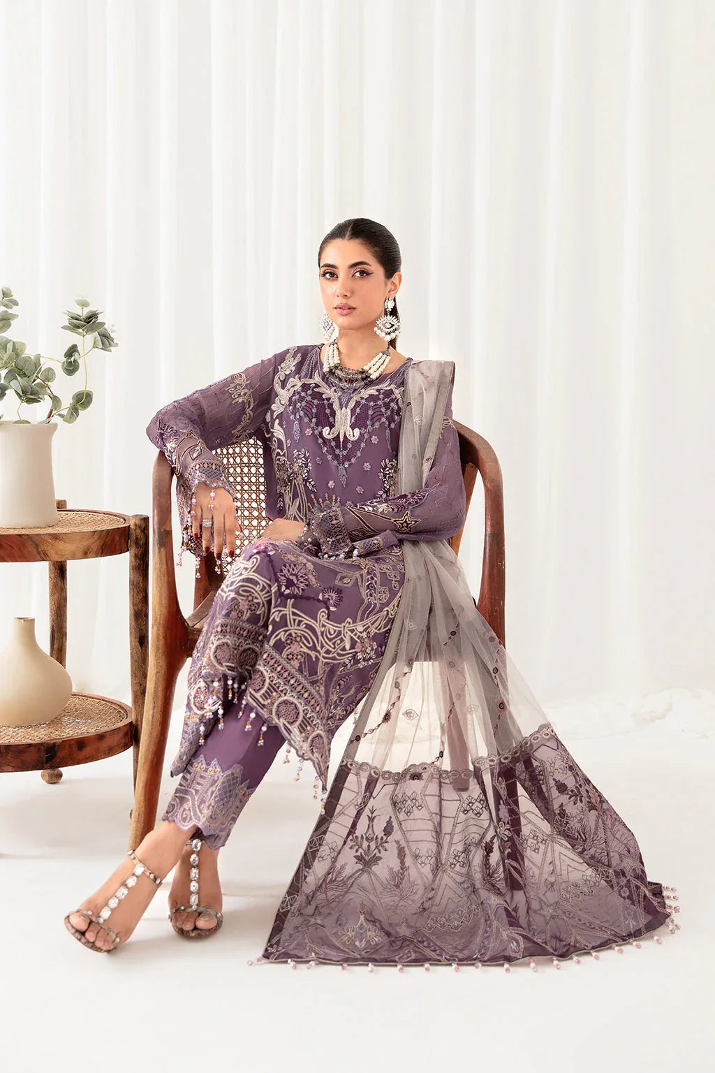 Ramsha | Rangoon Chiffon Collection 24 | D-1002 - Rang-e-Khaas