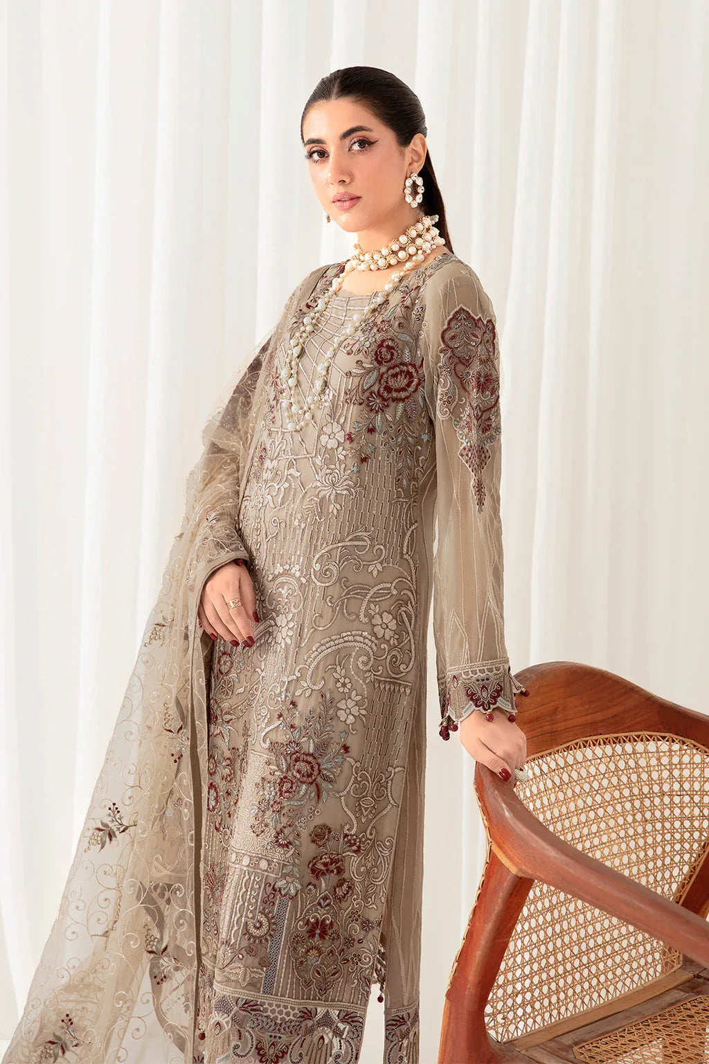 Ramsha | Rangoon Chiffon Collection 24 | D-1009 - Rang-e-Khaas