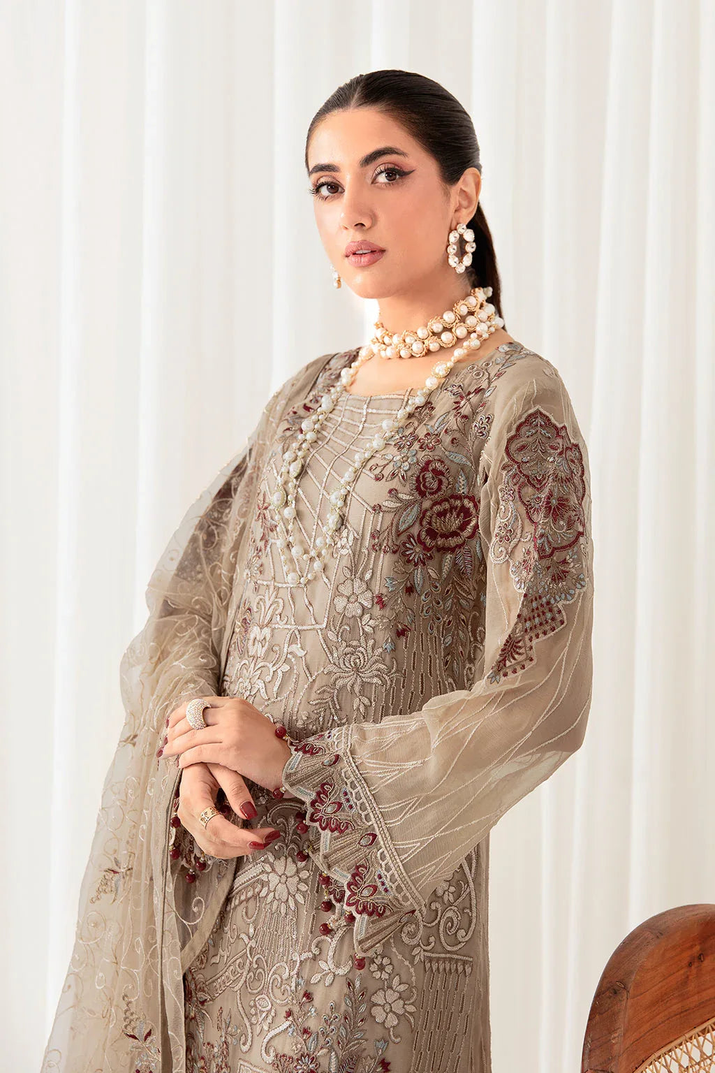 Ramsha | Rangoon Chiffon Collection 24 | D-1009 - Rang-e-Khaas