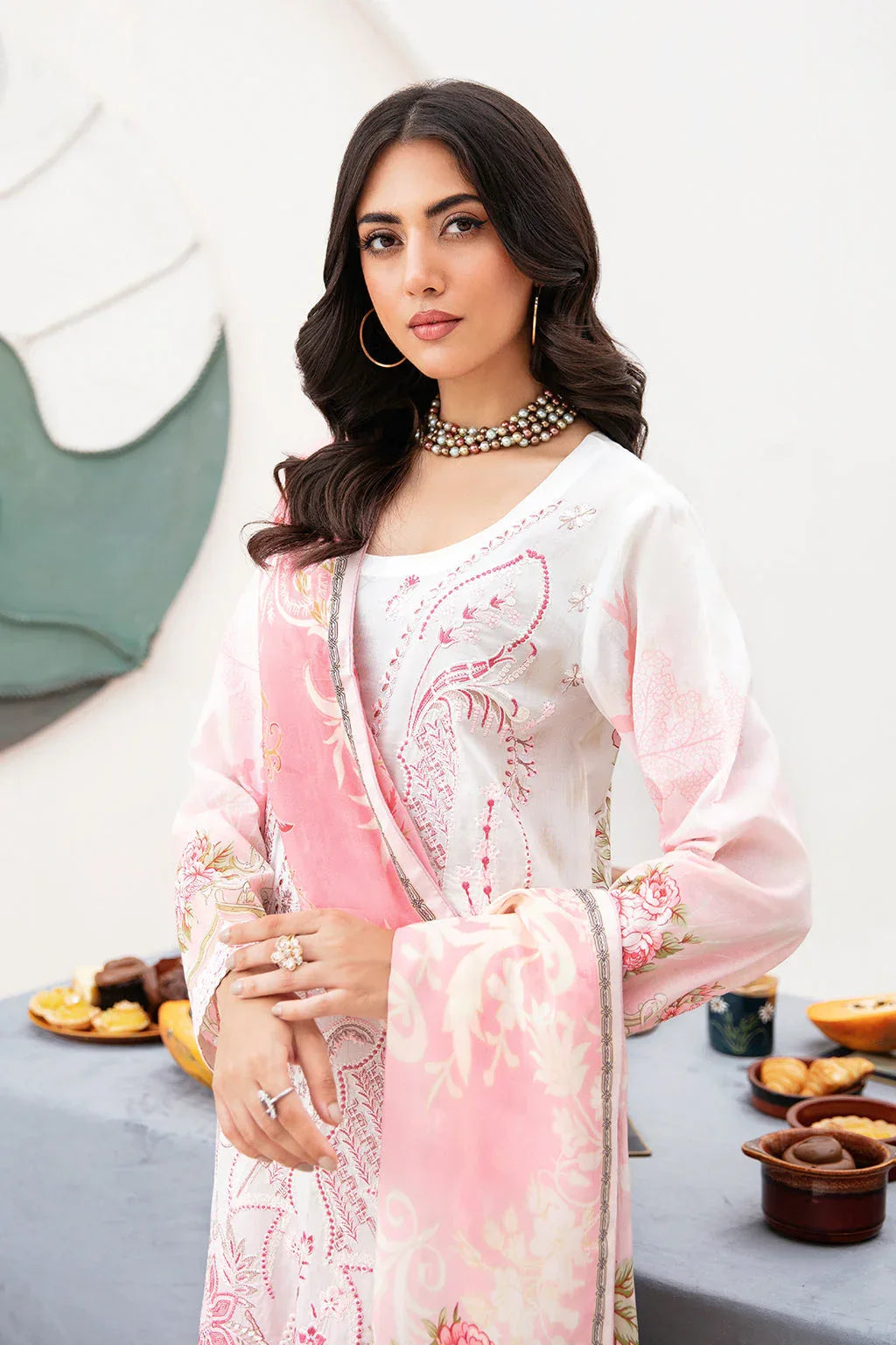 Ramsha | Mashaal Luxury Lawn | L-1104 - Rang-e-Khaas