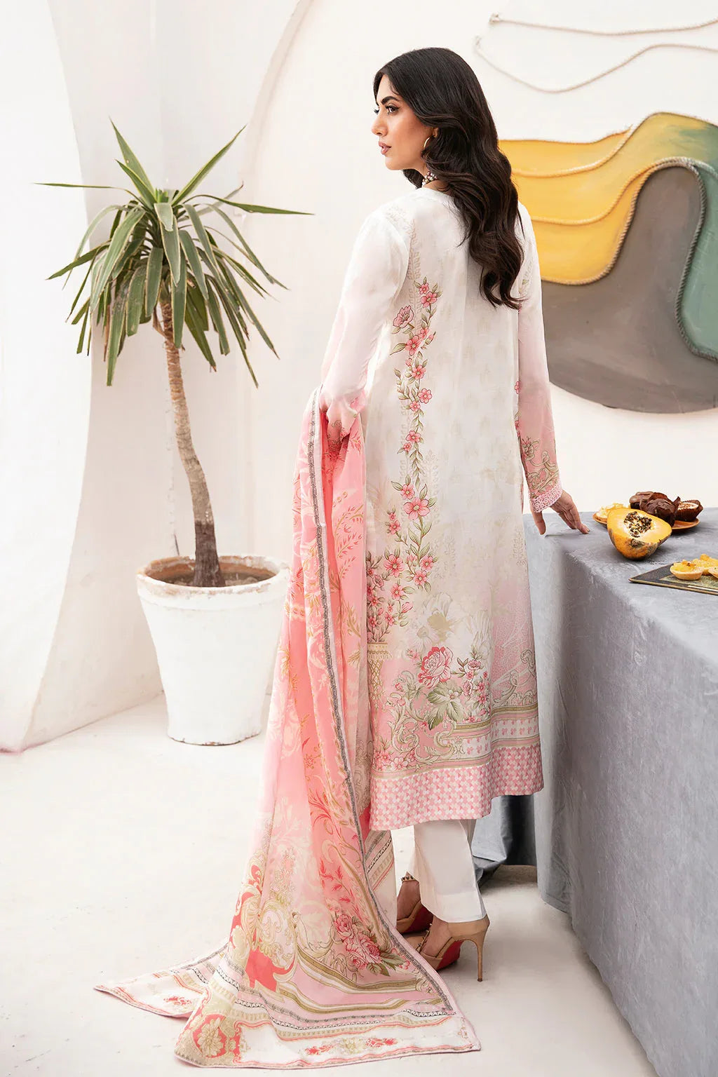 Ramsha | Mashaal Luxury Lawn | L-1104 - Rang-e-Khaas