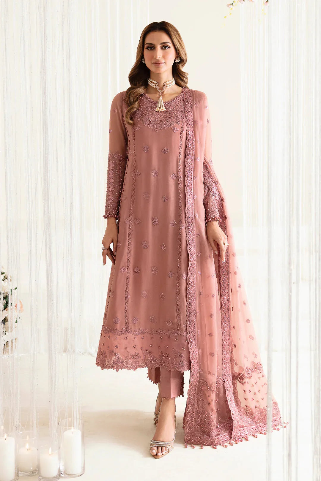 Alizeh | Reena Wedding Edits | AF-HM-4016-CRIMSON - Rang-e-Khaas