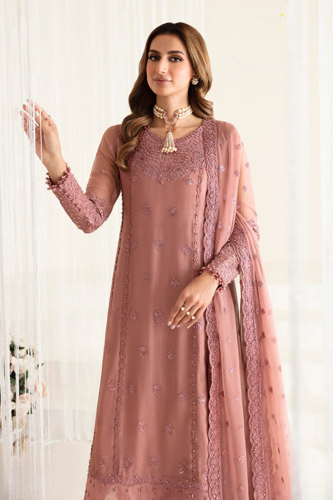 Alizeh | Reena Wedding Edits | AF-HM-4016-CRIMSON - Rang-e-Khaas