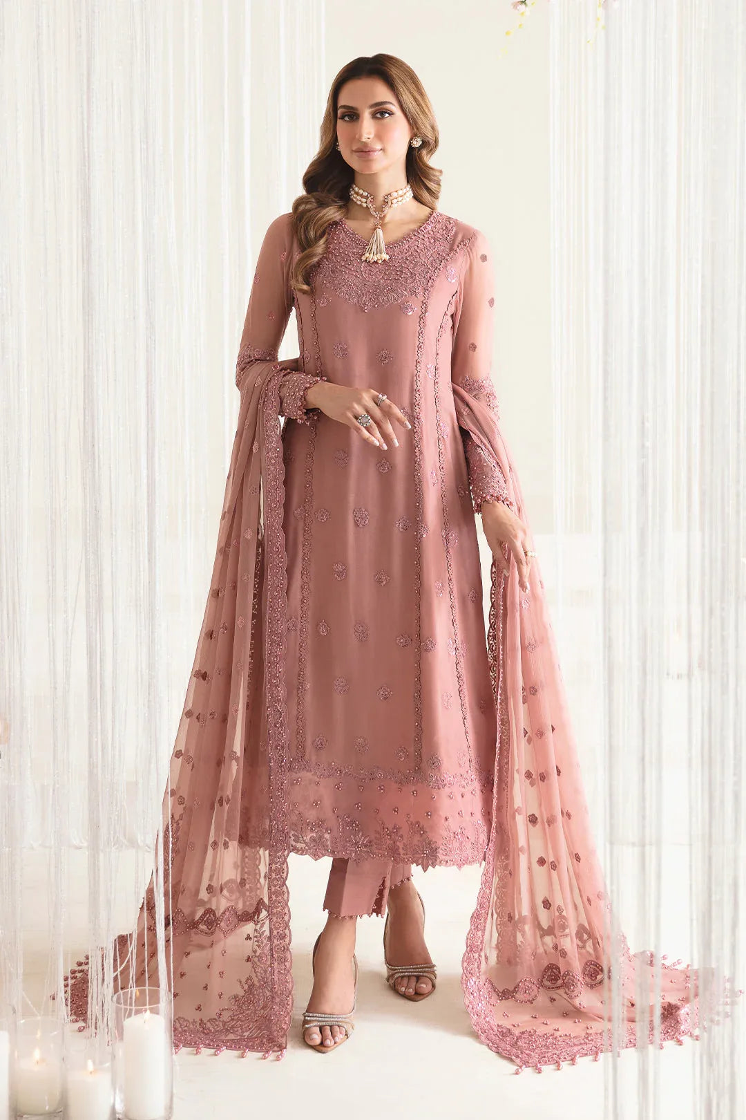 Alizeh | Reena Wedding Edits | AF-HM-4016-CRIMSON - Rang-e-Khaas
