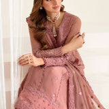 Alizeh Fashion Reena Handcrafted Chiffon 3Pc Suit AF-HM-4016-Crimson