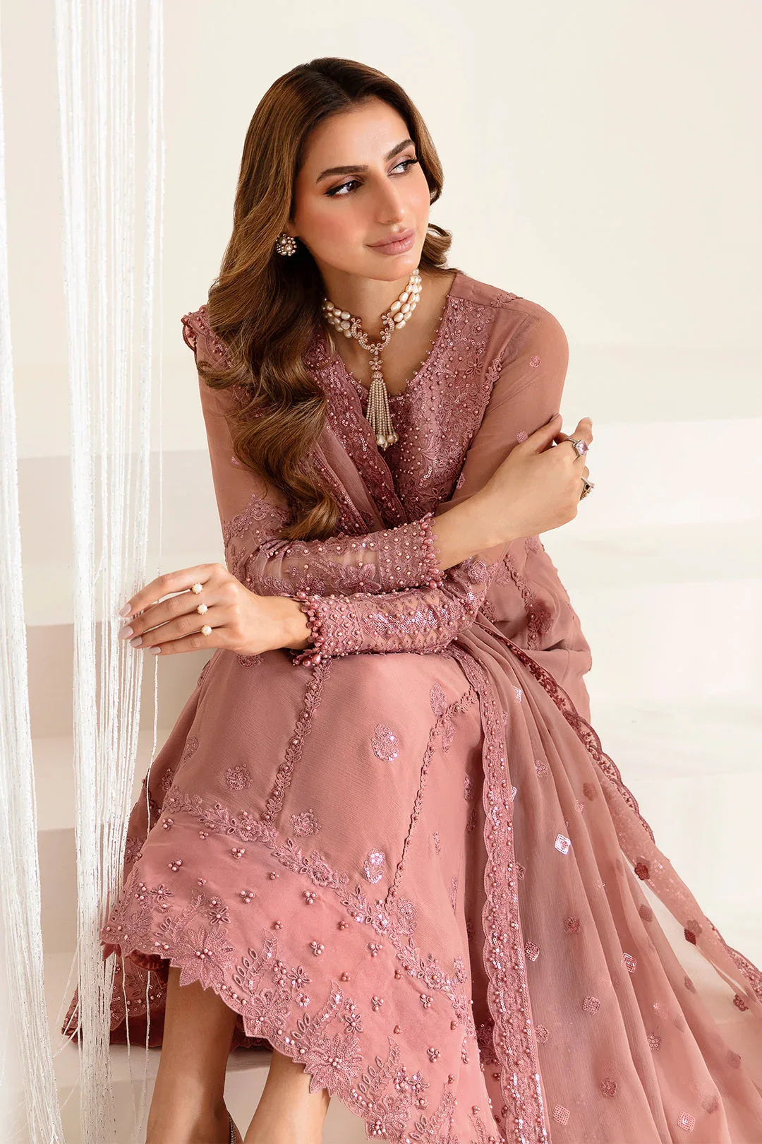 Alizeh | Reena Wedding Edits | AF-HM-4016-CRIMSON - Rang-e-Khaas