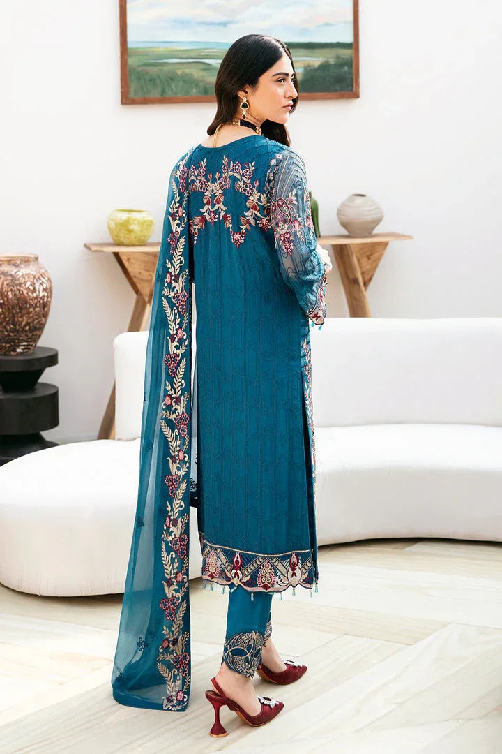 Ramsha | Chevron Chiffon Collection | A-811 - Rang-e-Khaas