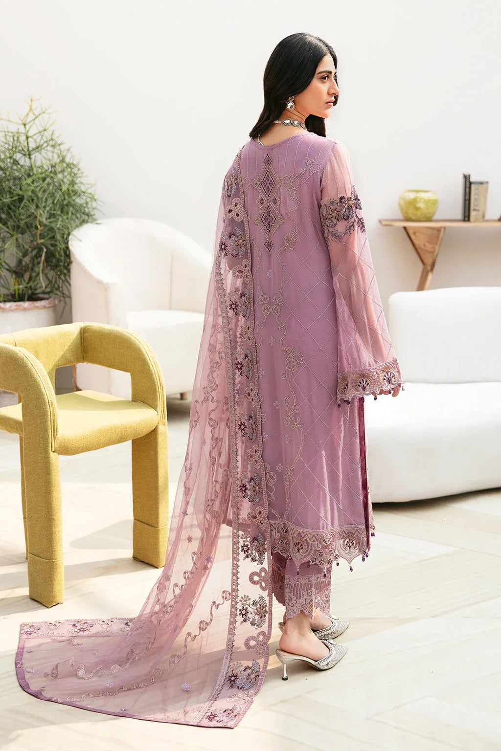 Ramsha | Chevron Chiffon Collection | A-801 - Rang-e-Khaas
