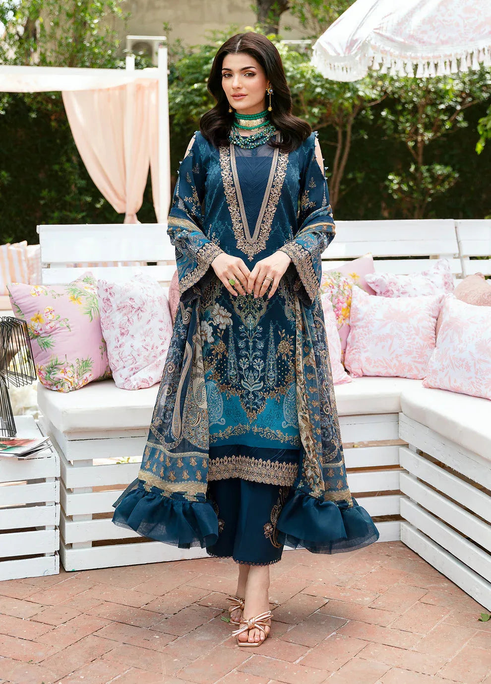 Gulaal | Summer Glow Lawn 24 | SYLVIYA (GL-L-24V3-01) - Rang-e-Khaas
