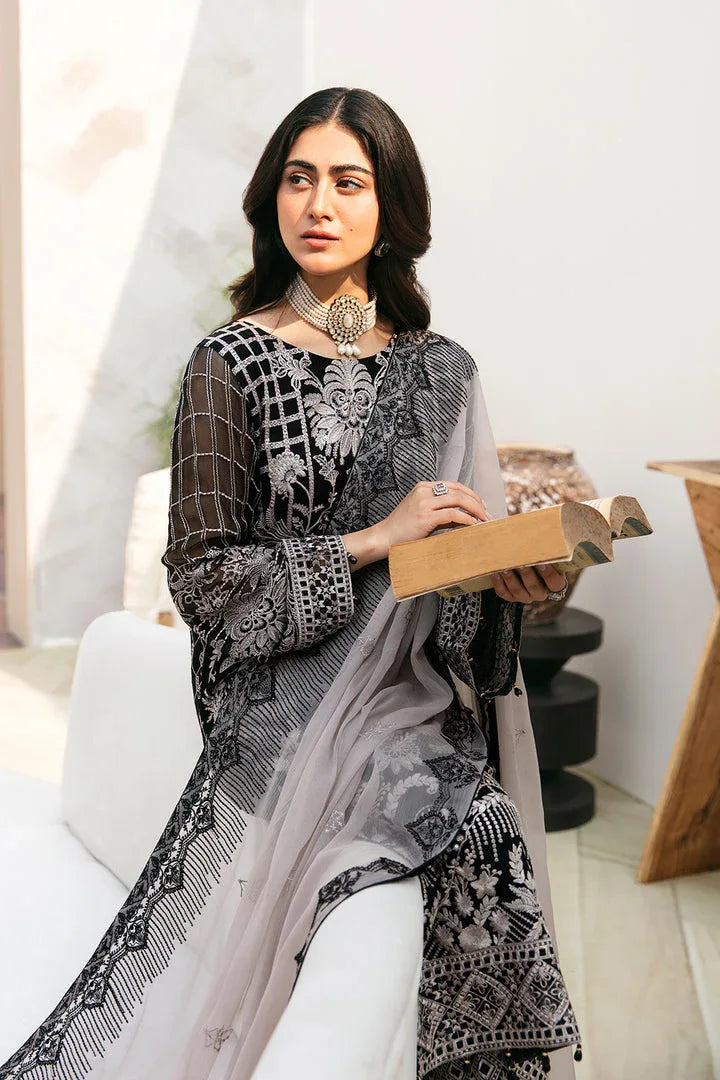 Ramsha | Chevron Chiffon Collection | A-807 - Rang-e-Khaas
