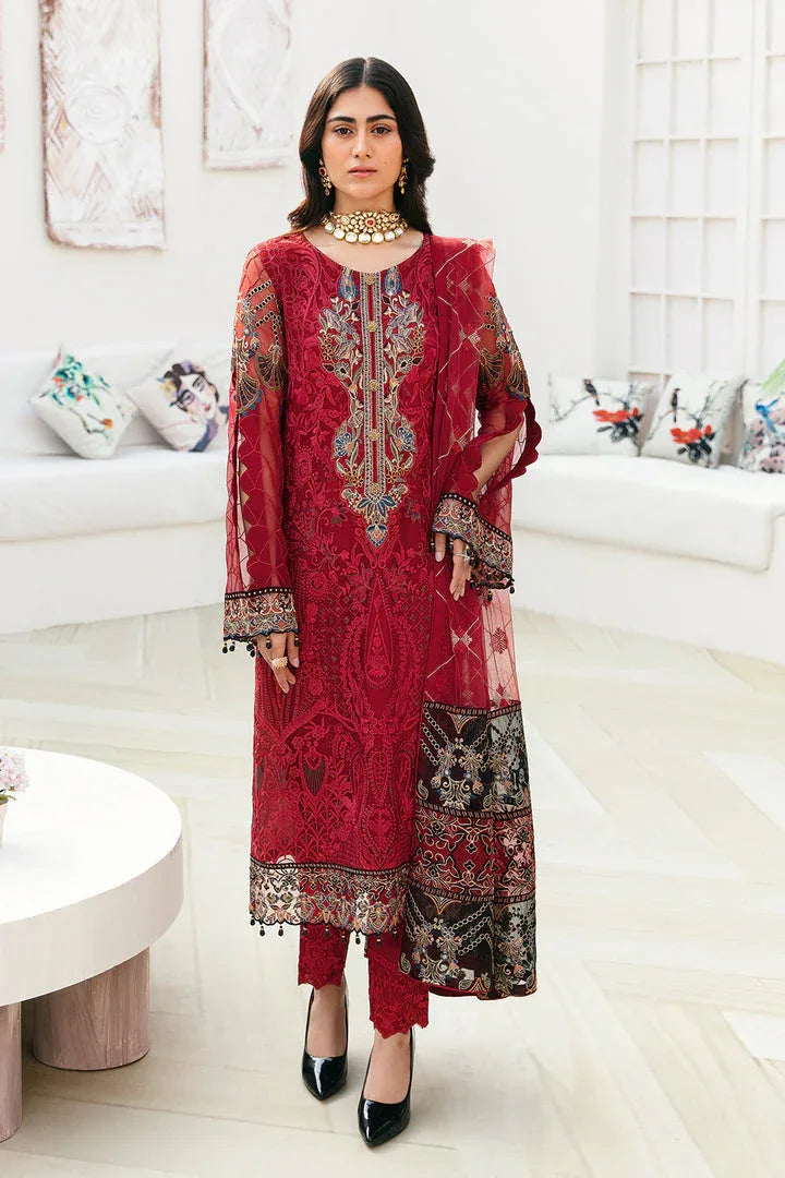 Ramsha | Chevron Chiffon Collection | A-803 - Rang-e-Khaas