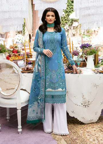 Gulaal | Summer Glow Lawn 24 | ELAINE (GL-L-24V3-07) - Rang-e-Khaas