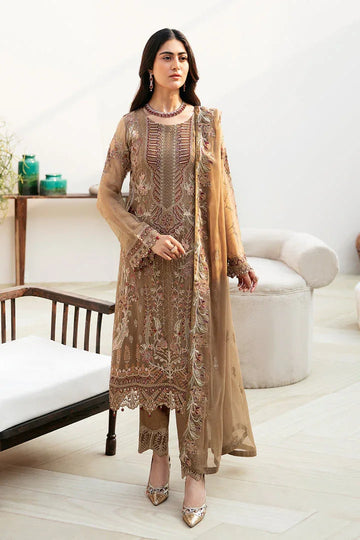 Ramsha | Chevron Chiffon Collection | A-812 - Rang-e-Khaas