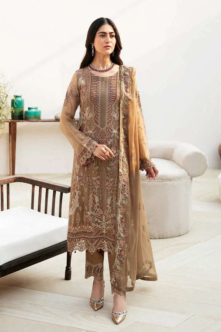 Ramsha | Chevron Chiffon Collection | A-812 - Rang-e-Khaas