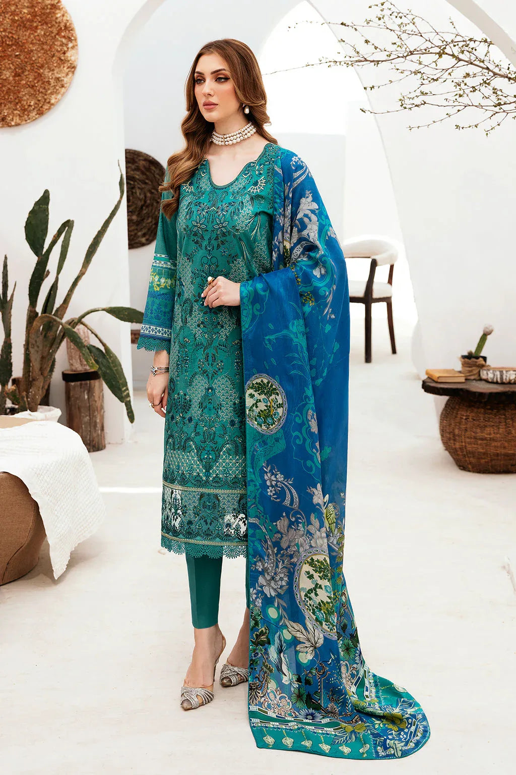 Ramsha | Ghazal Lawn 24 | G-206 - Rang-e-Khaas