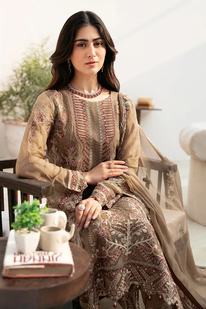 Ramsha | Chevron Chiffon Collection | A-812 - Rang-e-Khaas