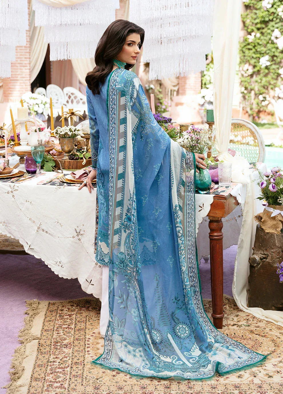 Gulaal | Summer Glow Lawn 24 | ELAINE (GL-L-24V3-07) - Rang-e-Khaas
