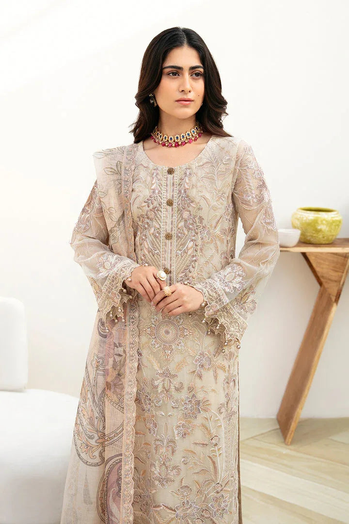 Ramsha | Chevron Chiffon Collection | A-802 - Rang-e-Khaas