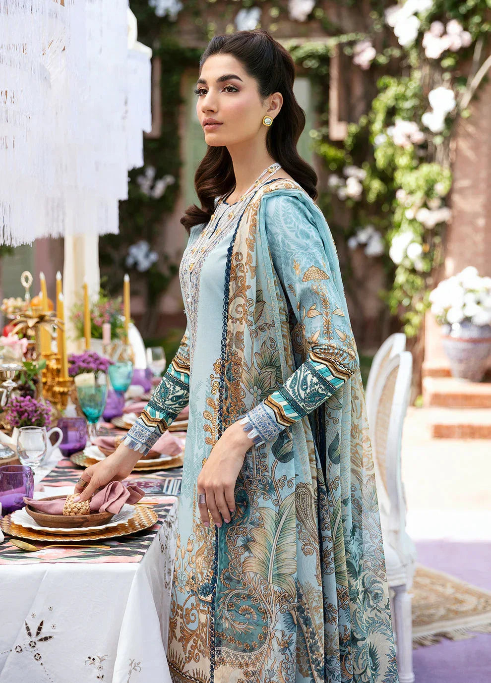Gulaal | Summer Glow Lawn 24 | AMAYRAH (GL-L-24V3-02) - Rang-e-Khaas
