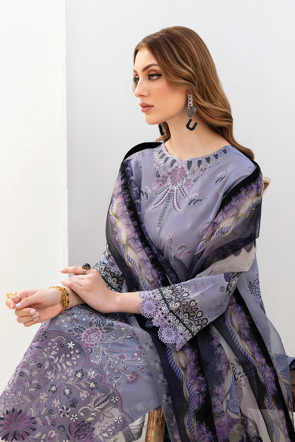 Ramsha | Ghazal Lawn 24 | G-202 - Rang-e-Khaas