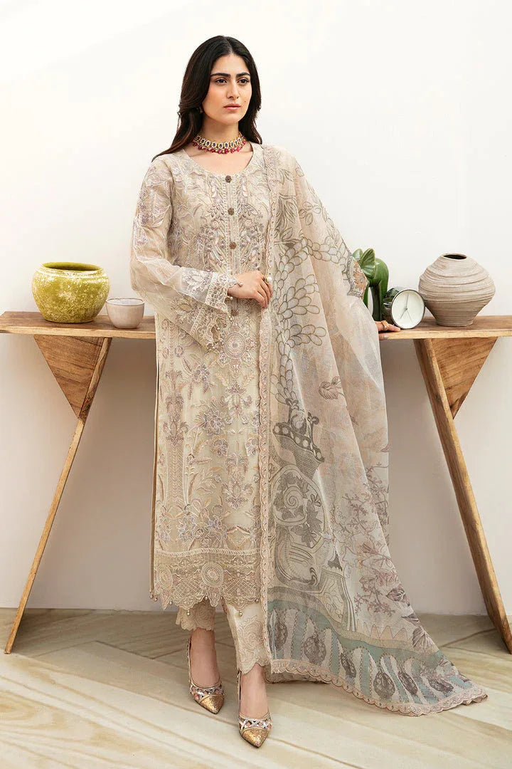 Ramsha | Chevron Chiffon Collection | A-802 - Rang-e-Khaas