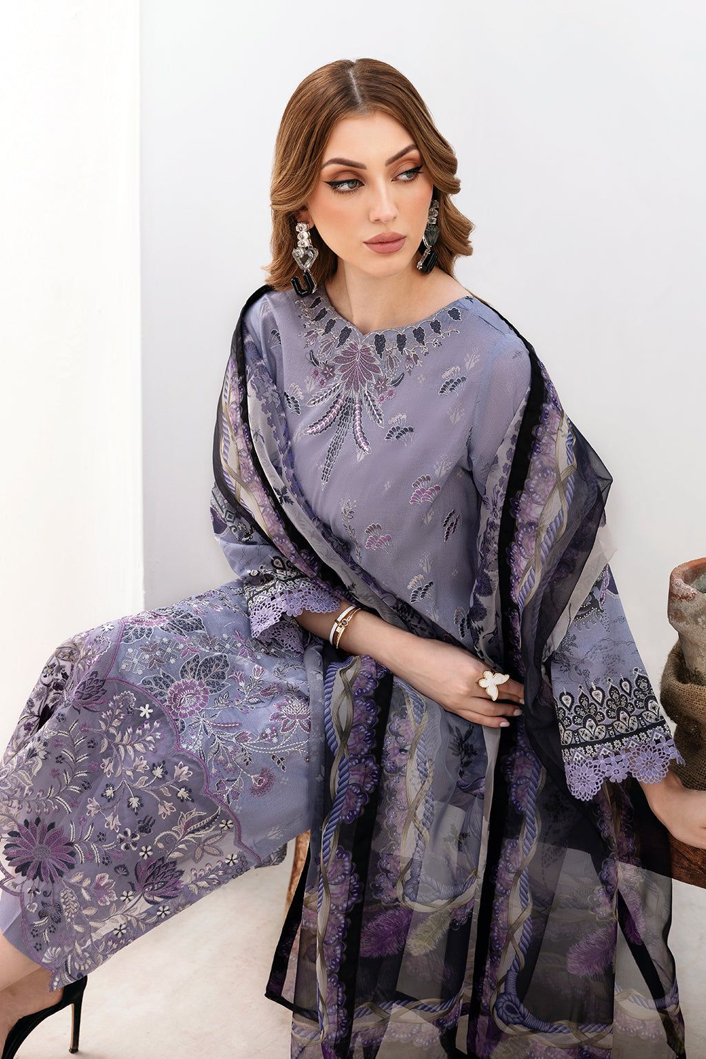 Ramsha | Ghazal Lawn 24 | G-202 - Rang-e-Khaas