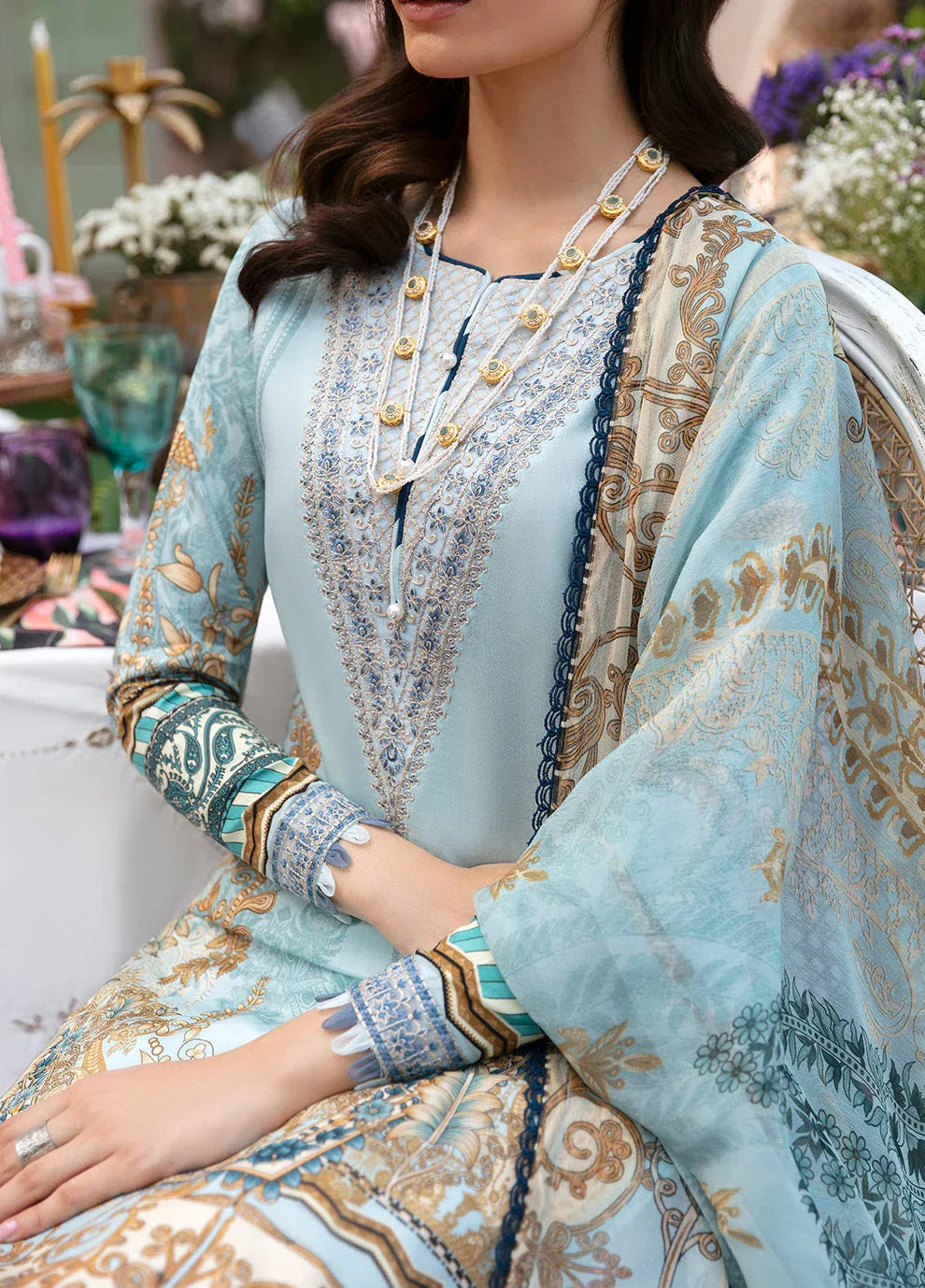 Gulaal | Summer Glow Lawn 24 | AMAYRAH (GL-L-24V3-02) - Rang-e-Khaas
